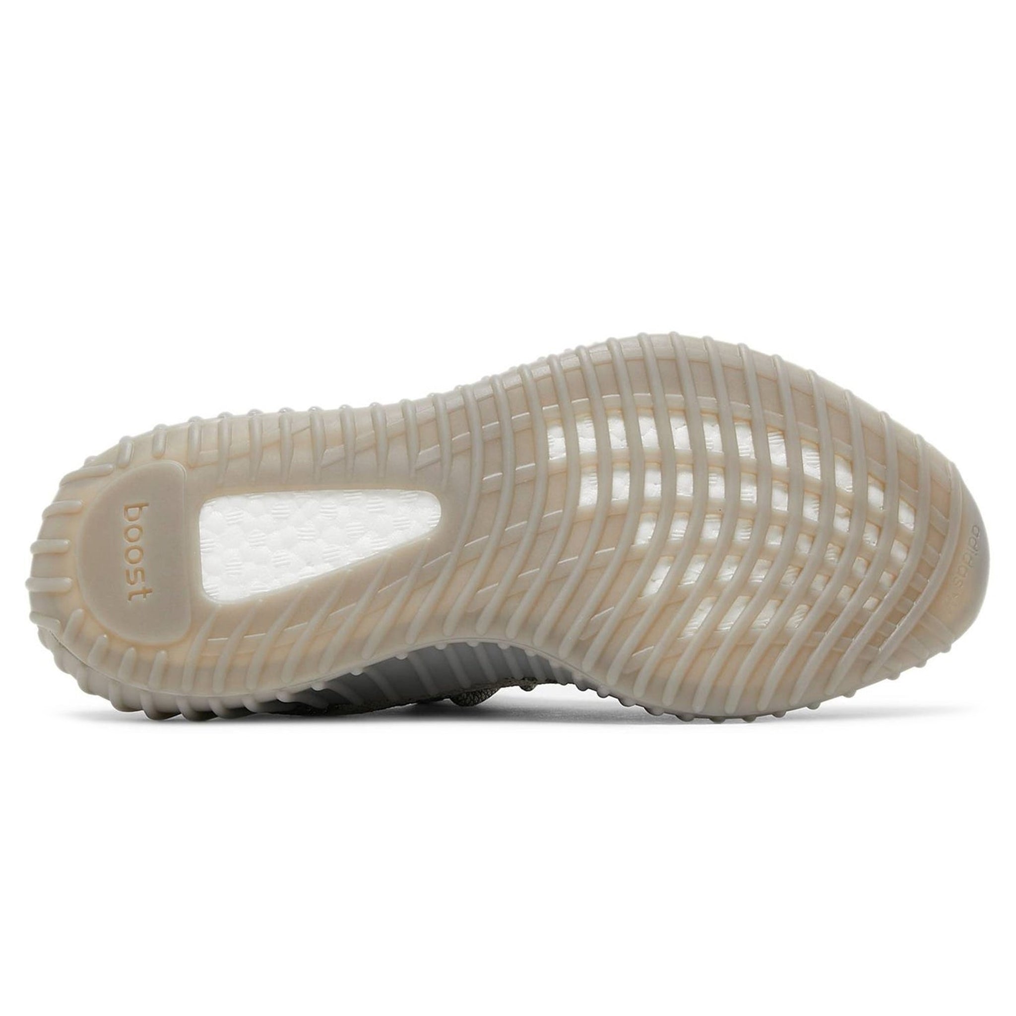 Sole view of Adidas Yeezy Boost 350 V2 Beluga Reflective GW1229